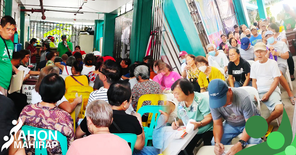 AHON Para sa Senior Citizens ng Bagong Lipunan ng Crame, Quezon City!