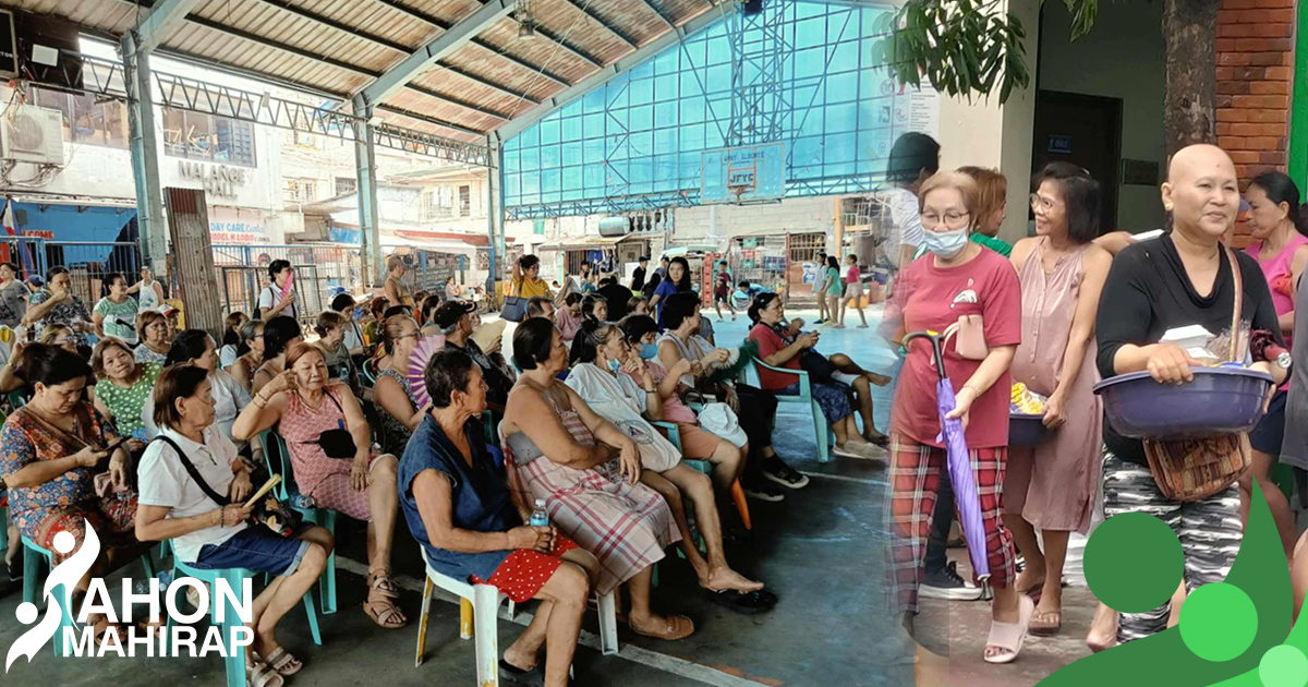 Ahon Mahirap Nagpakilala sa UNISCA (Senior Citizen Association) at Umalalay sa mga taga-Brgy. Roxas