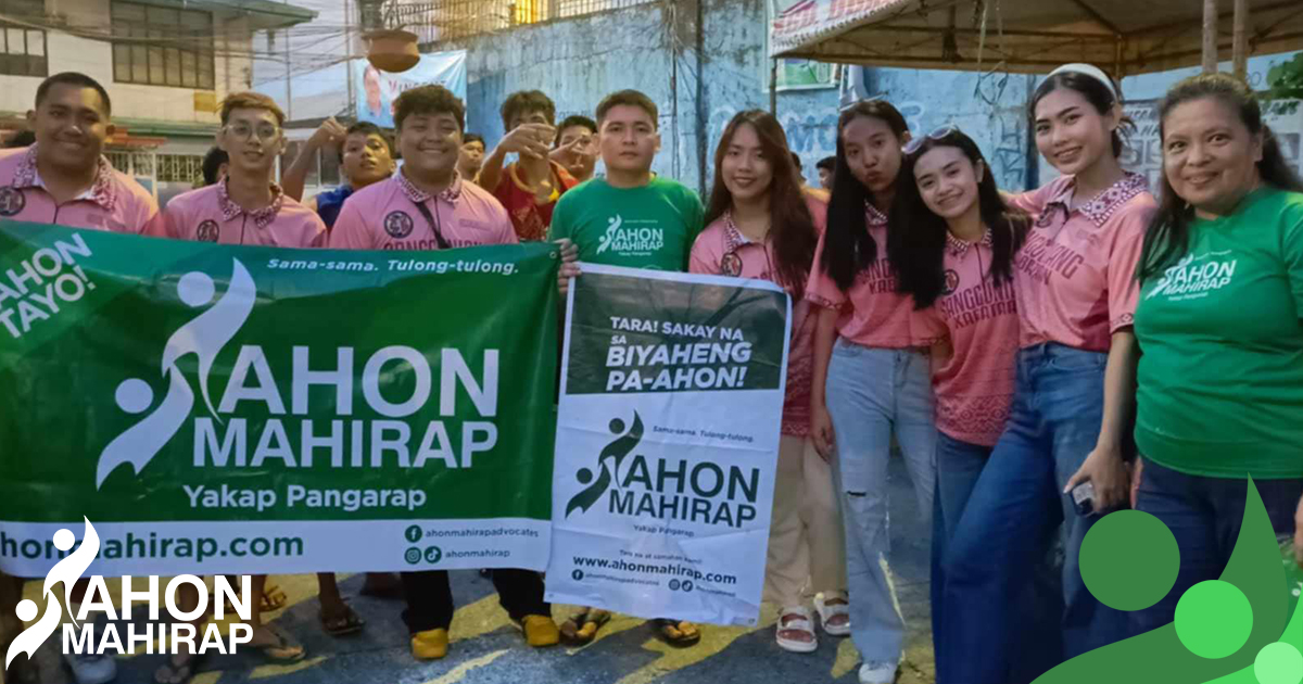 Ahon Mahirap Suportado ang Sangguniang Kabataan ng Brgy. Pinagkaisahan!