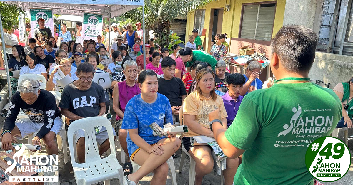 Ahon Mahirap Partylist: Hatid ang Financial Literacy at Livelihood Training sa San Jose del Monte